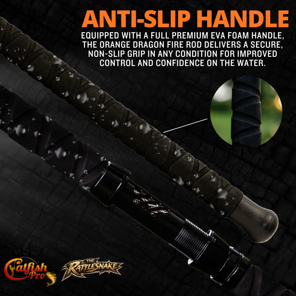 1 of 220 The Rattlesnake Spinning Rod - Limited Edition | Fishing power: Medium Medium-Heavy Heavy - Catfish