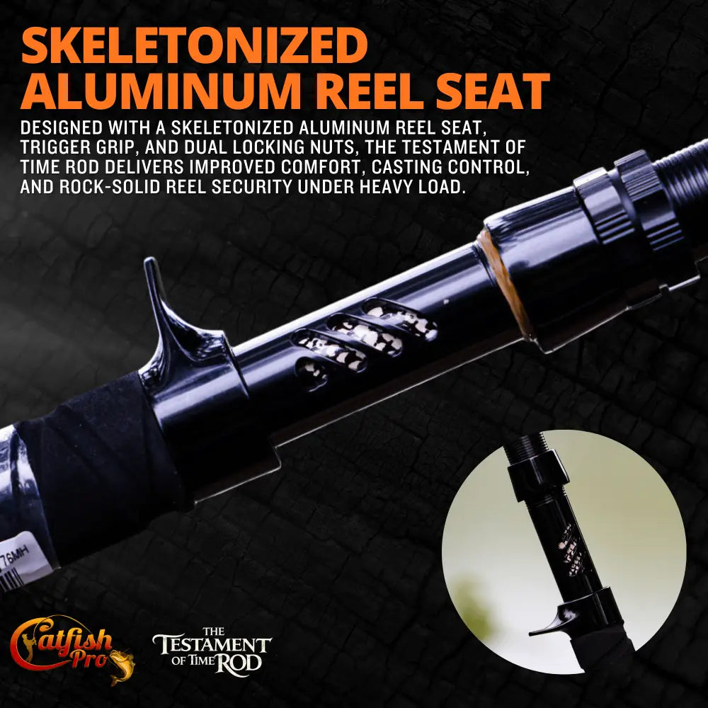 1 of 220 The Testament Time Casting Rod - Limited Edition | Action: Medium Medium-Heavy Heavy - Catfish