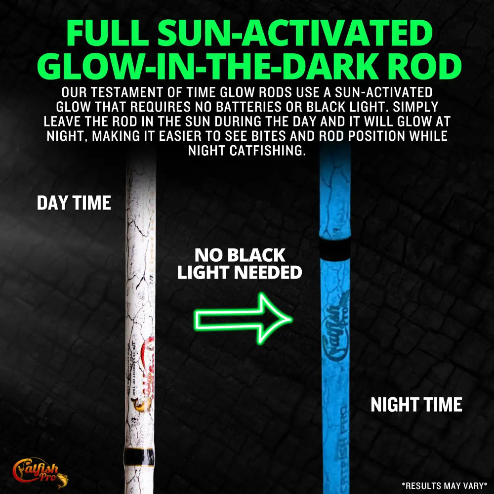 1 of 220 The Testament Time Casting Rod - Limited Edition | Action: Medium Medium-Heavy Heavy - Catfish