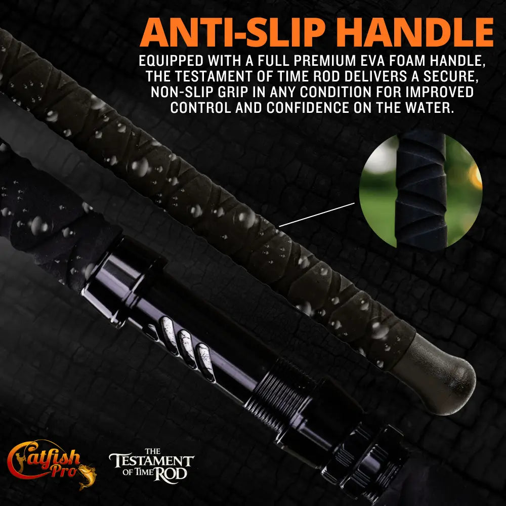 1 of 220 The Testament Time Casting Rod - Limited Edition | Action: Medium Medium-Heavy Heavy - Catfish
