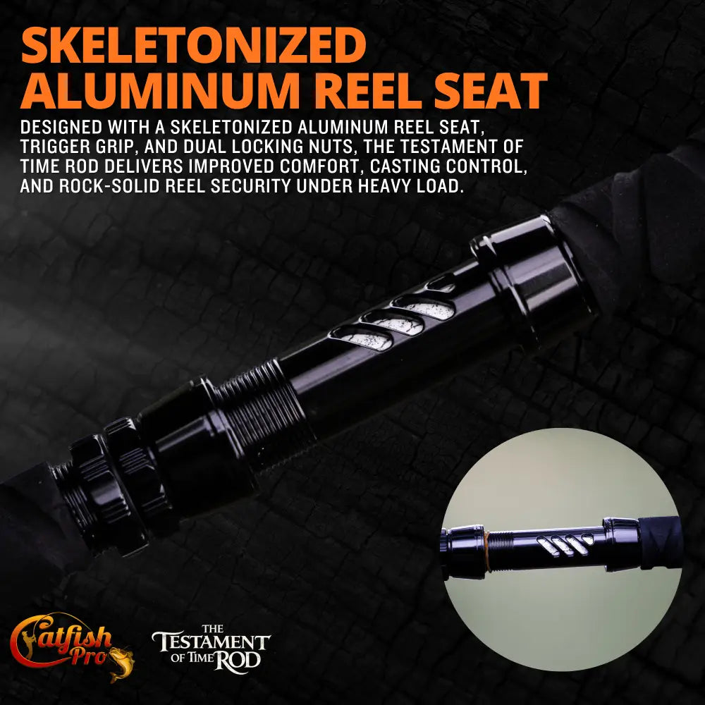 1 of 220 The Testament Time Spinning Rod - Limited Edition | Fishing power: Medium Medium-Heavy Heavy - Catfish