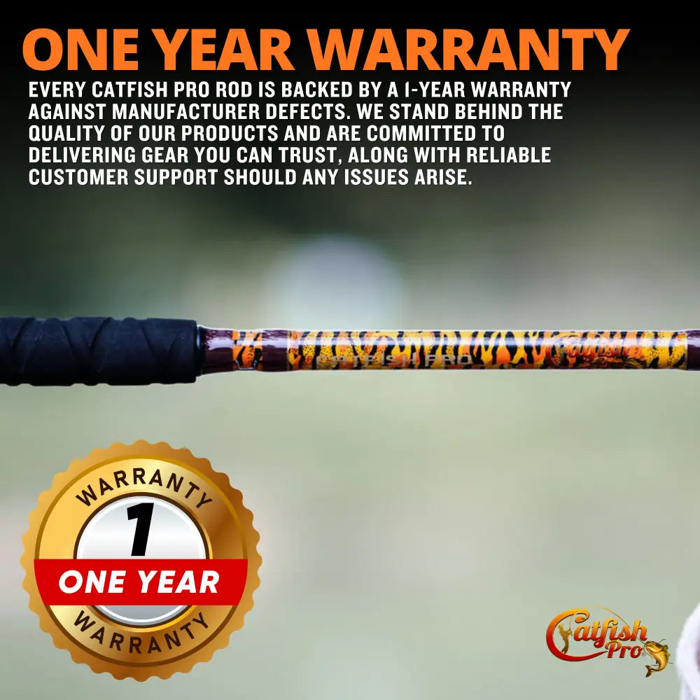 1 of 220 The Tiger Casting Rod - Limited Edition | Action: Medium Medium-Heavy Heavy - Catfish
