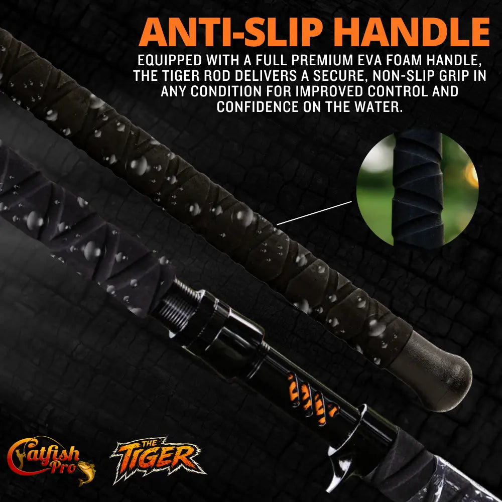 1 of 220 The Tiger Casting Rod - Limited Edition | Action: Medium Medium-Heavy Heavy - Catfish