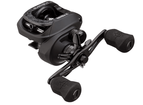 13 Fishing Origin O1 Blackout Baitcasting Reel, Size 100 7.3:1 | Style: Gear Ratio - Left Hand Retrieve - Right