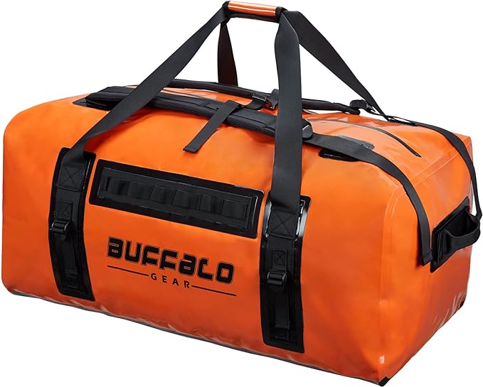 159QT Duffel Bag With Waterproof Zipper | Color: Army Green Orange Gray | Cooler