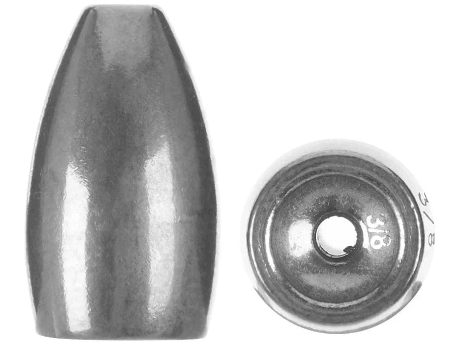 1st Contact Tungsten Flipping Weights | 97% Pure Texas & Flip Rig | Color: Black Green Pumpkin Natural | Weight: 1/8 oz
