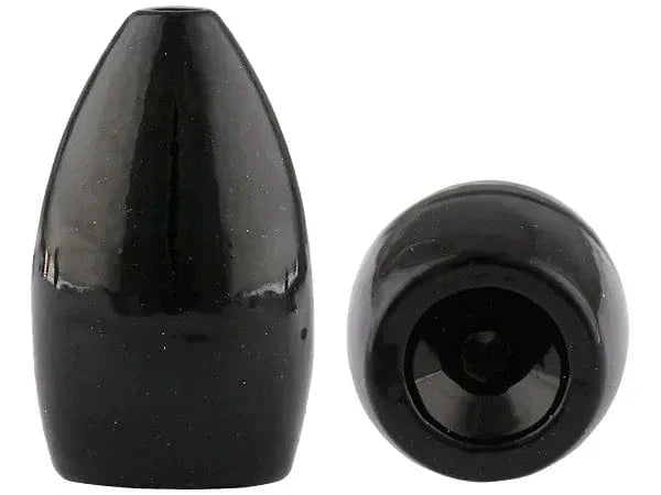 1st Contact Tungsten Flipping Weights | 97% Pure Texas & Flip Rig | Color: Black Green Pumpkin Natural | Weight: 1/8 oz