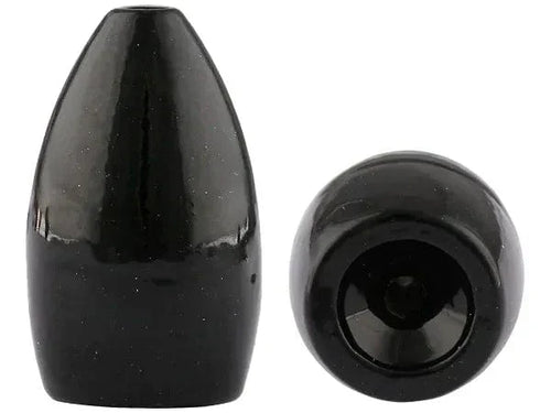 1st Contact Tungsten Flipping Weights | 97% Pure Texas & Flip Rig | Color: Black Green Pumpkin Natural | Weight: 1/8 oz