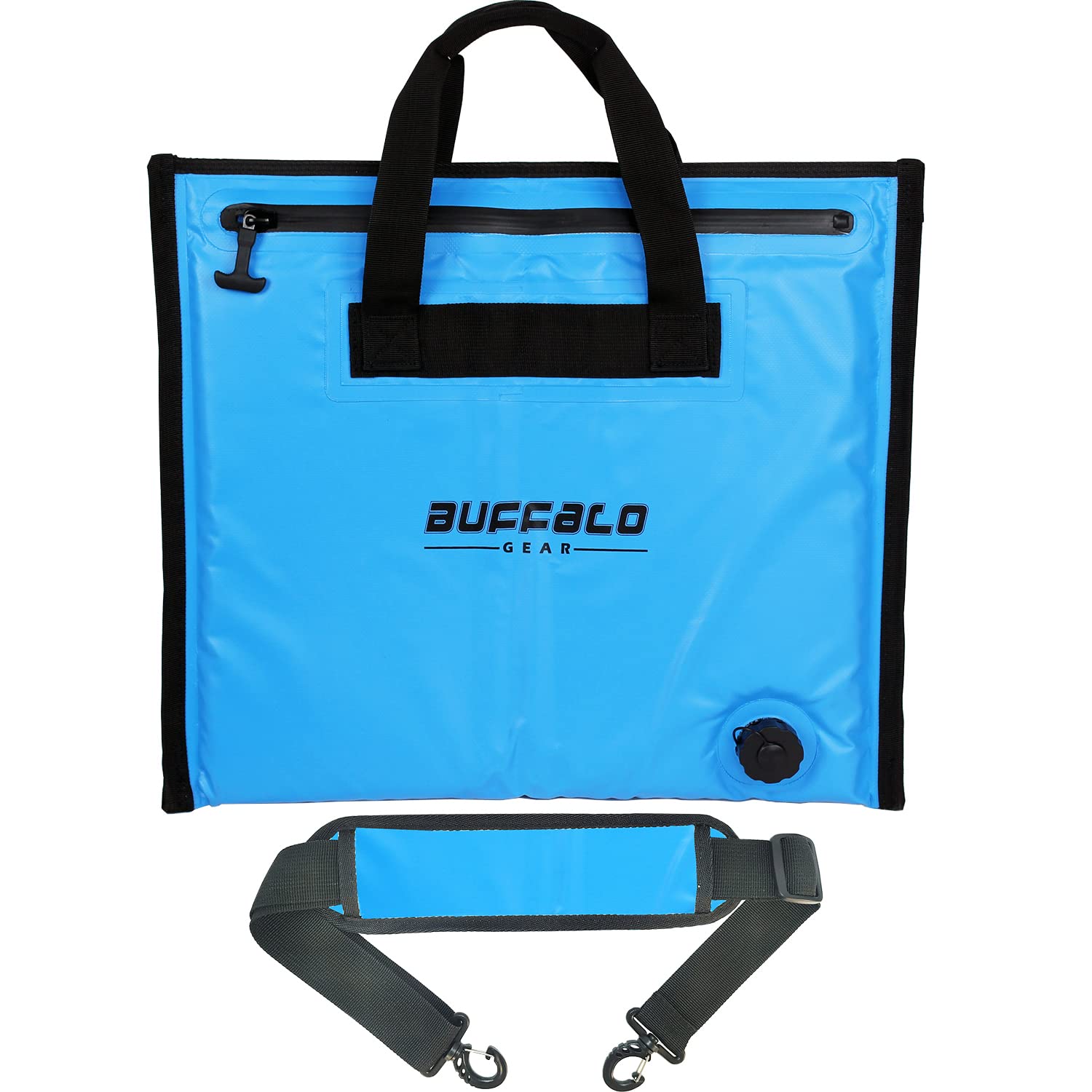 20’’ Fish Cooler Bag for Bait & Catch | Color: White Blue Gray