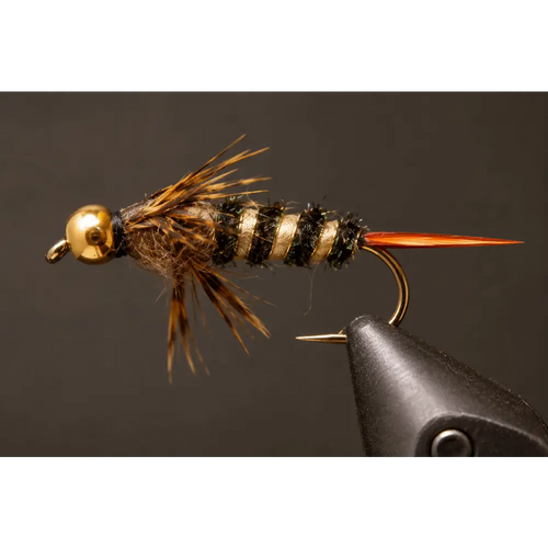 20 Incher Stone | Style: Standard Bead Head Double | Size: 6 8 10 12 14 - 3 Pack - Artificial Fishing Flies
