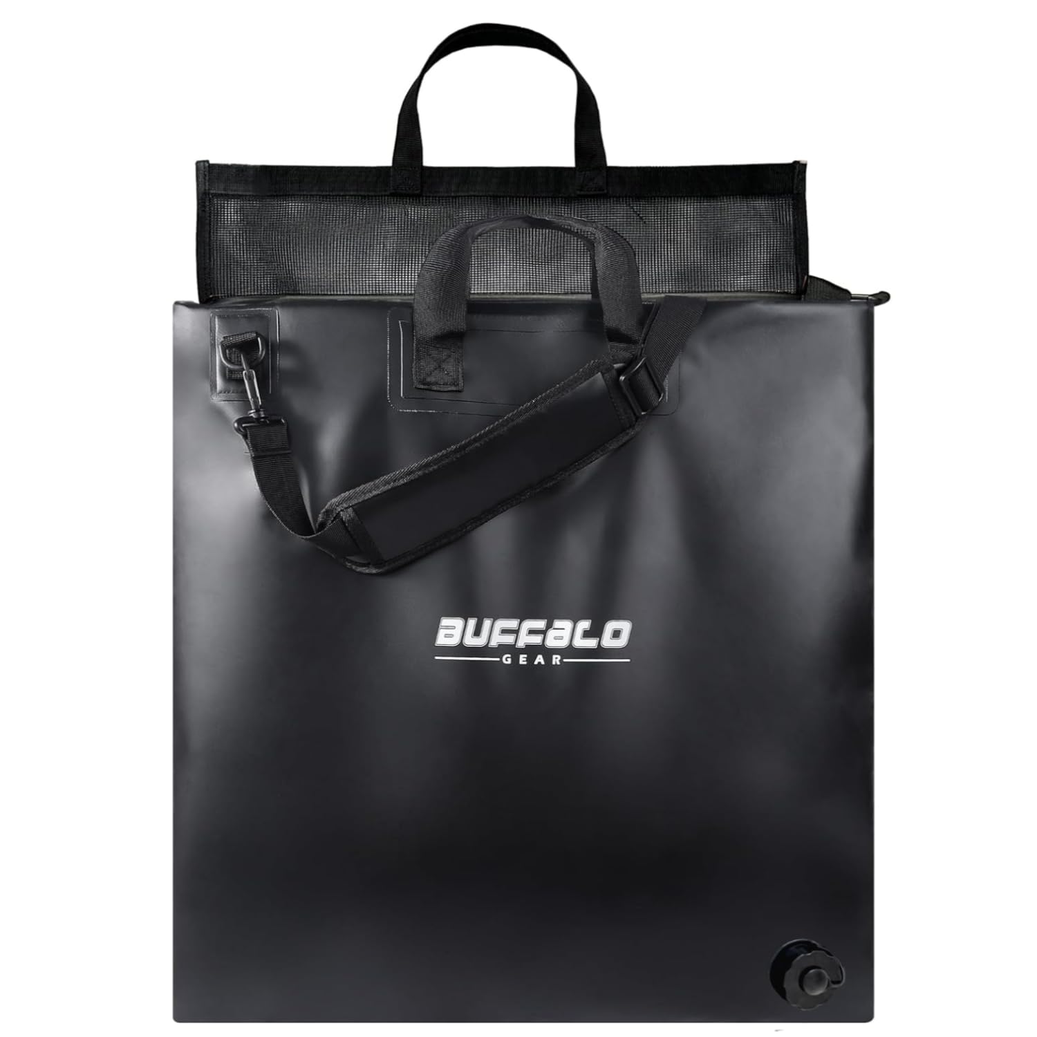25’’ Tournament Weigh in Bag with Separate Mesh Insert | Color: Black Grey Blue | Cooler