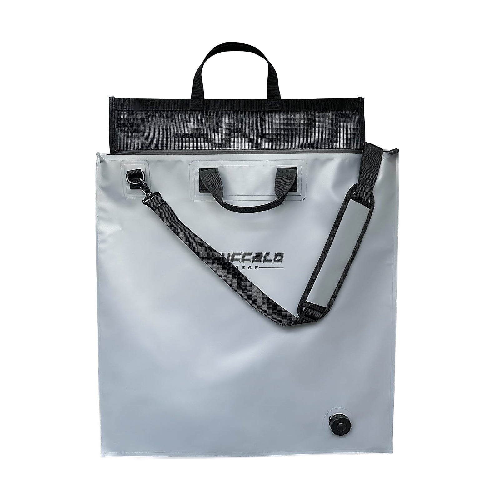 25’’ Tournament Weigh in Bag with Separate Mesh Insert | Color: Black Grey Blue | Cooler