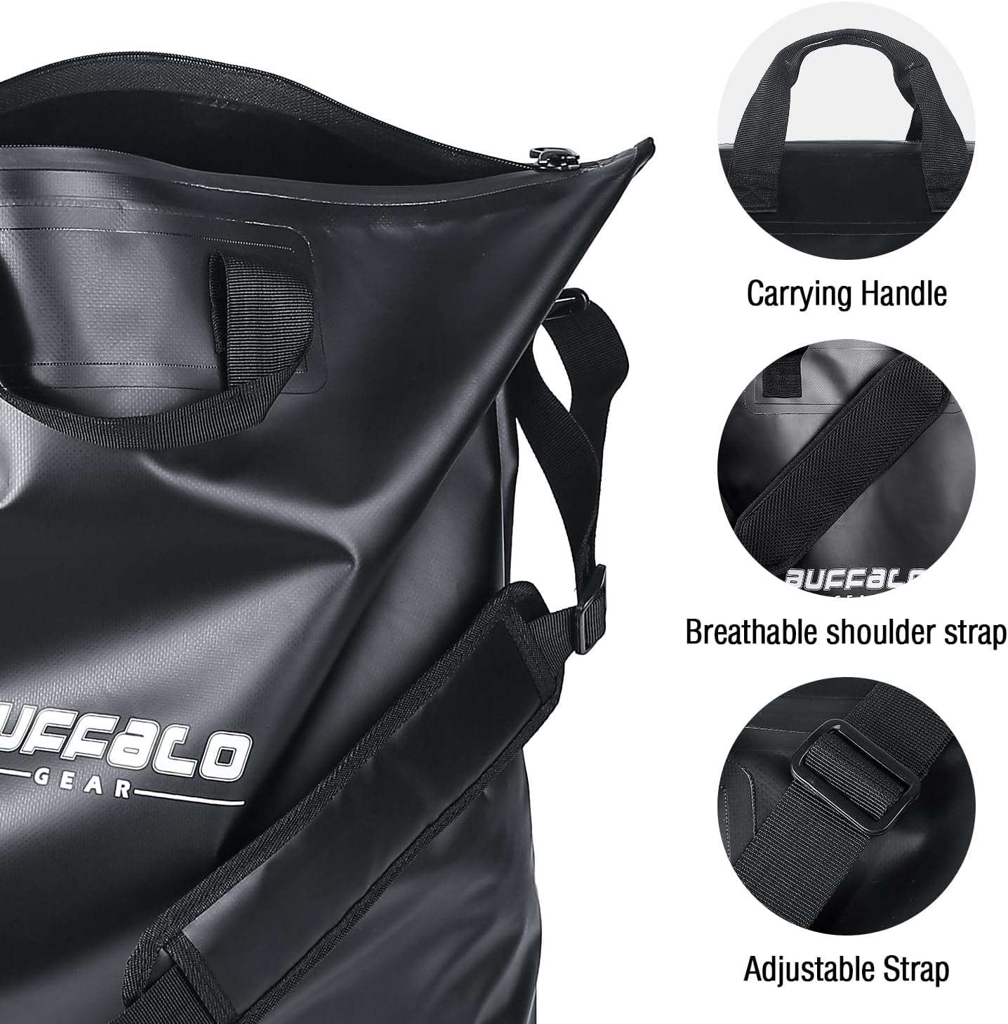 25’’ Tournament Weigh in Bag with Separate Mesh Insert | Color: Black Grey Blue | Cooler