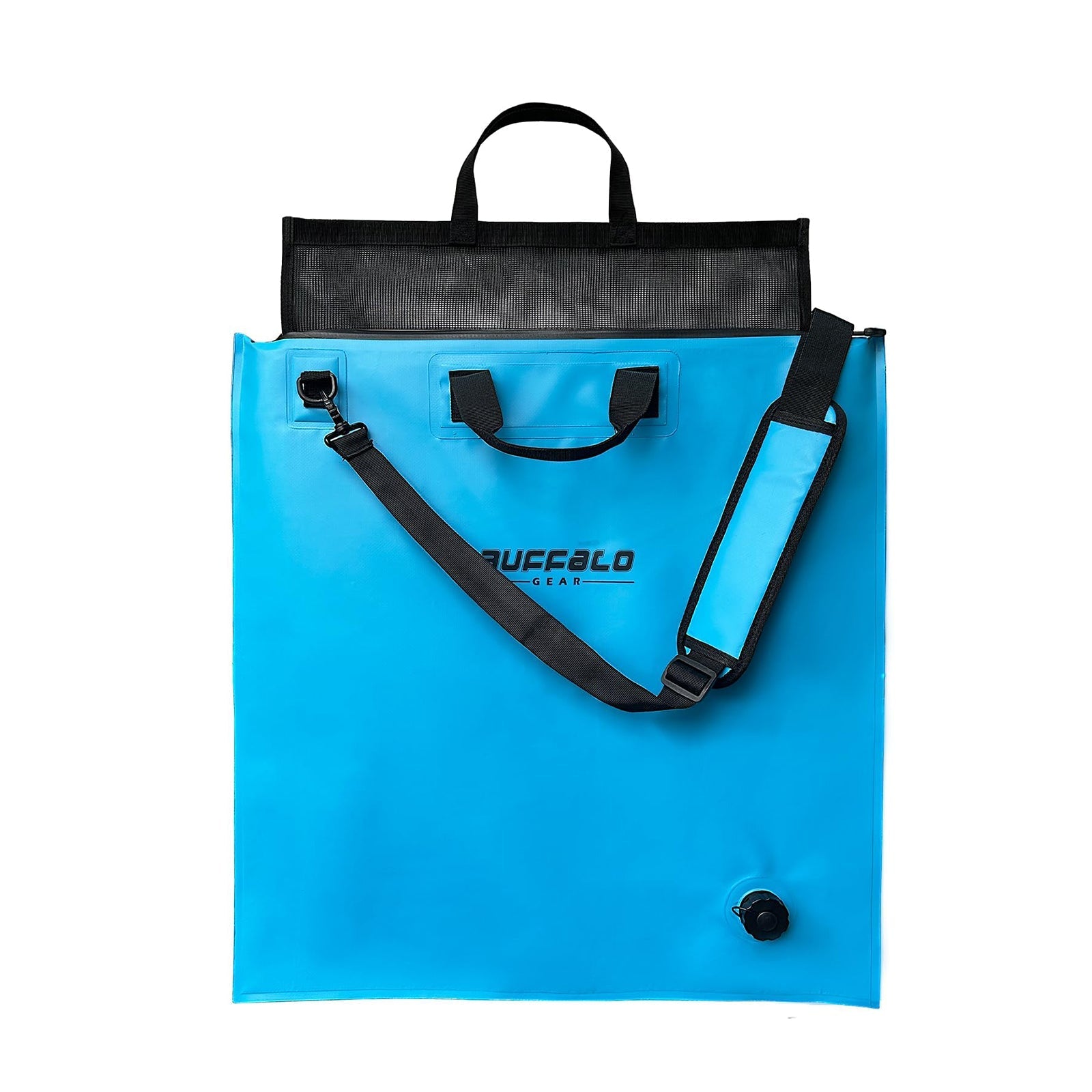 25’’ Tournament Weigh in Bag with Separate Mesh Insert | Color: Black Grey Blue | Cooler