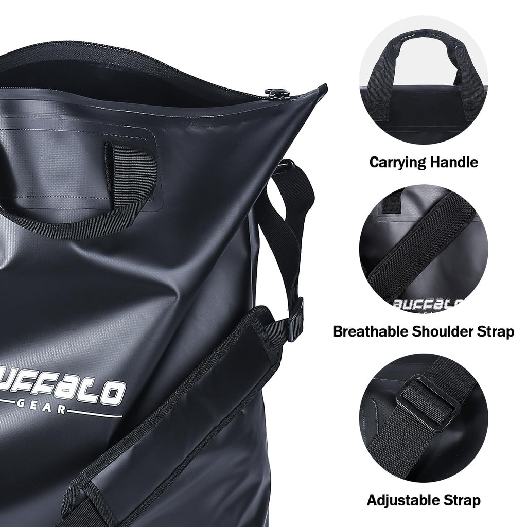 25’’ Waterproof Fish Bag with Aerator Pocket - Cooler