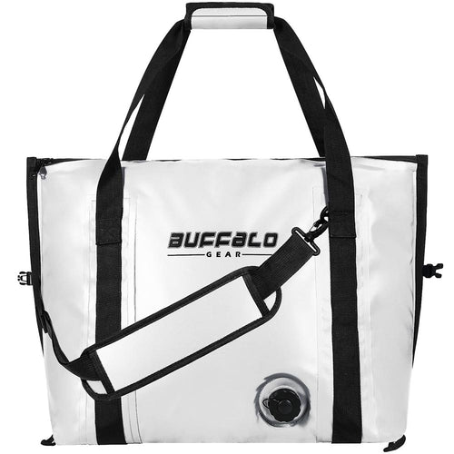 27QT Fish Bag Cooler With Flat Bottom | Color: White Gray
