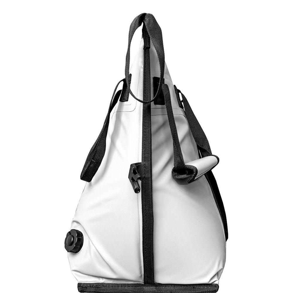 58QT Fish Cooler Bag With Flat Bottom | Color: Gray White
