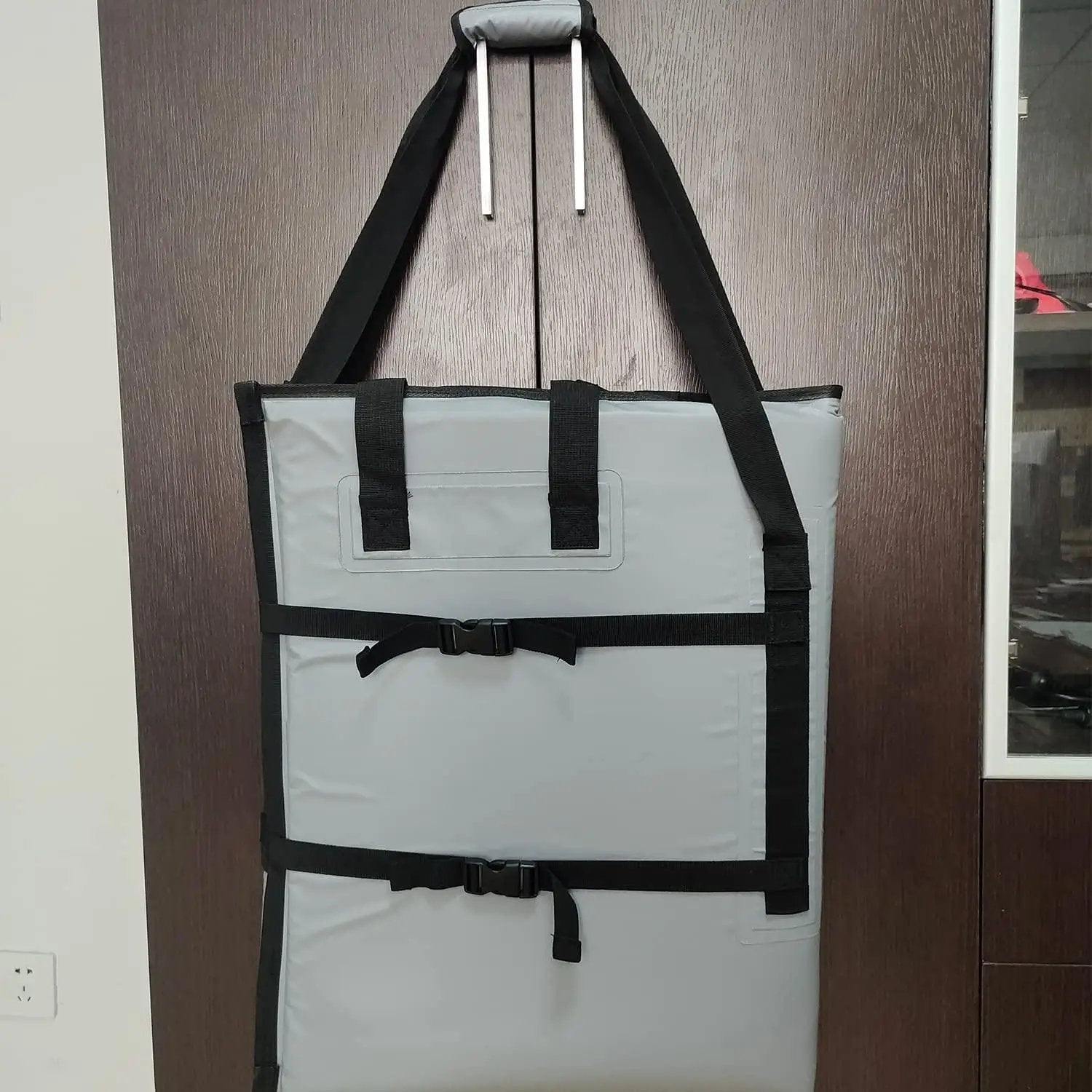 60x24’’ Fish Cooler Bag with YKK Zipper | Color: White Gray