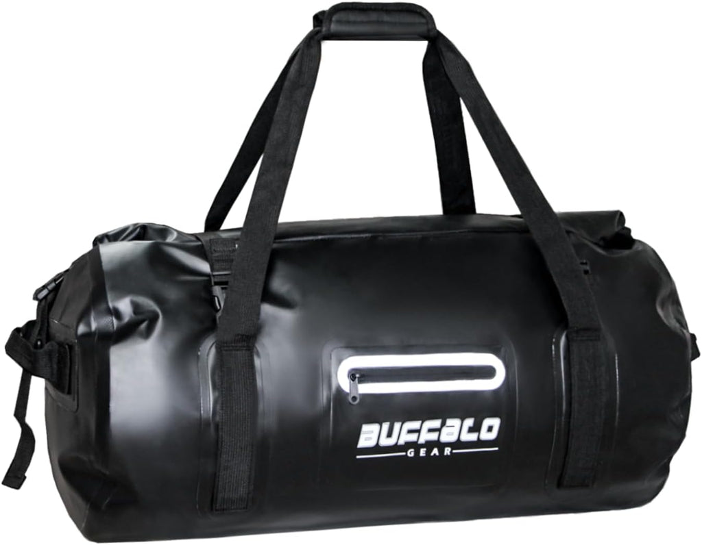 63QT Roll Top Waterproof Duffel Bag | Color: Grey White Black Red Orange Yellow | Cooler