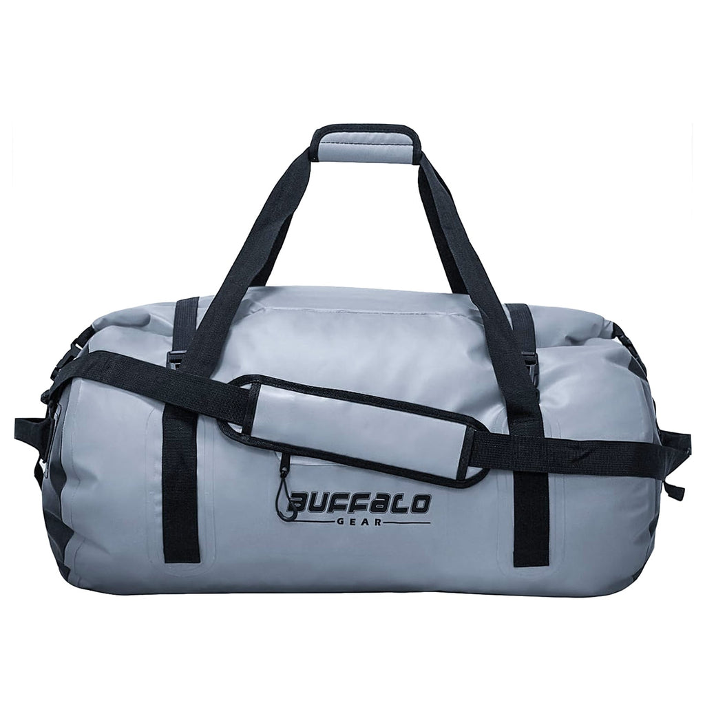 63QT Roll Top Waterproof Duffel Bag | Color: Grey White Black Red Orange Yellow | Cooler
