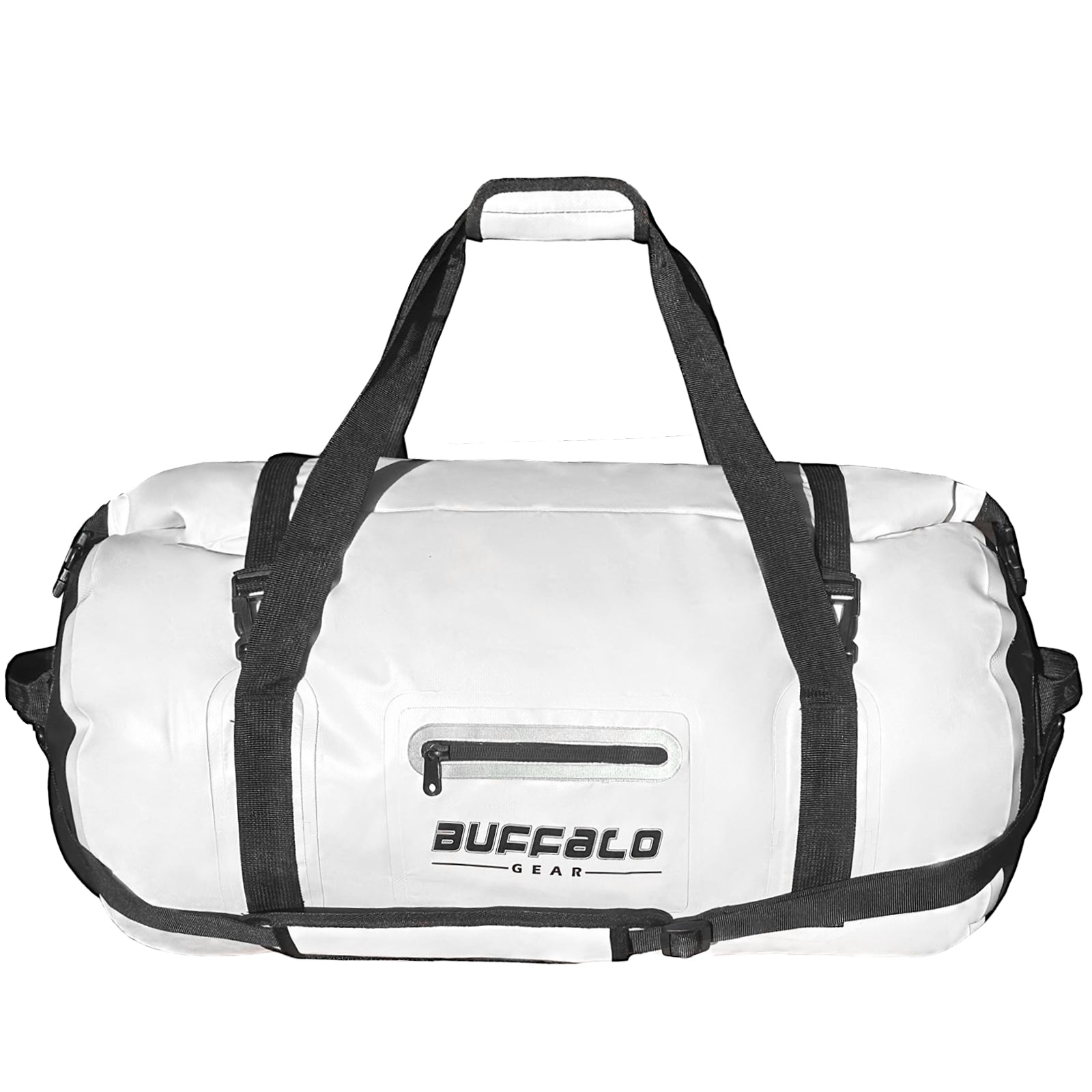 63QT Roll Top Waterproof Duffel Bag | Color: Grey White Black Red Orange Yellow | Cooler