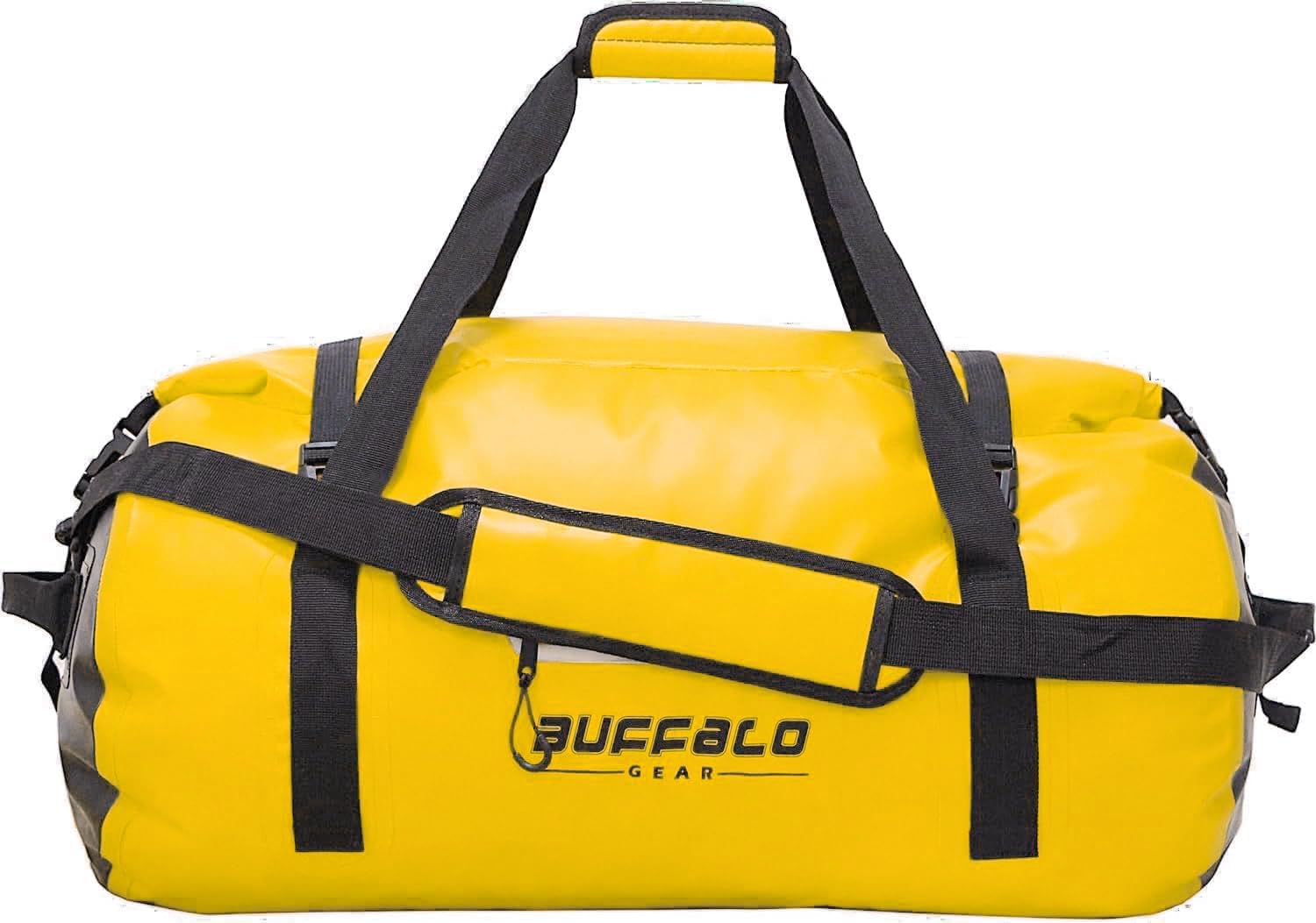 63QT Roll Top Waterproof Duffel Bag | Color: Grey White Black Red Orange Yellow | Cooler