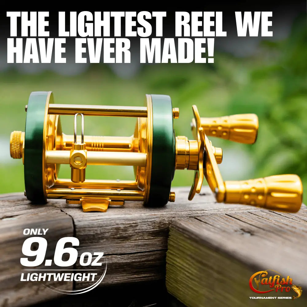 6800 CTS Round Baitcaster Reel | Hand: Right Left - Catfish