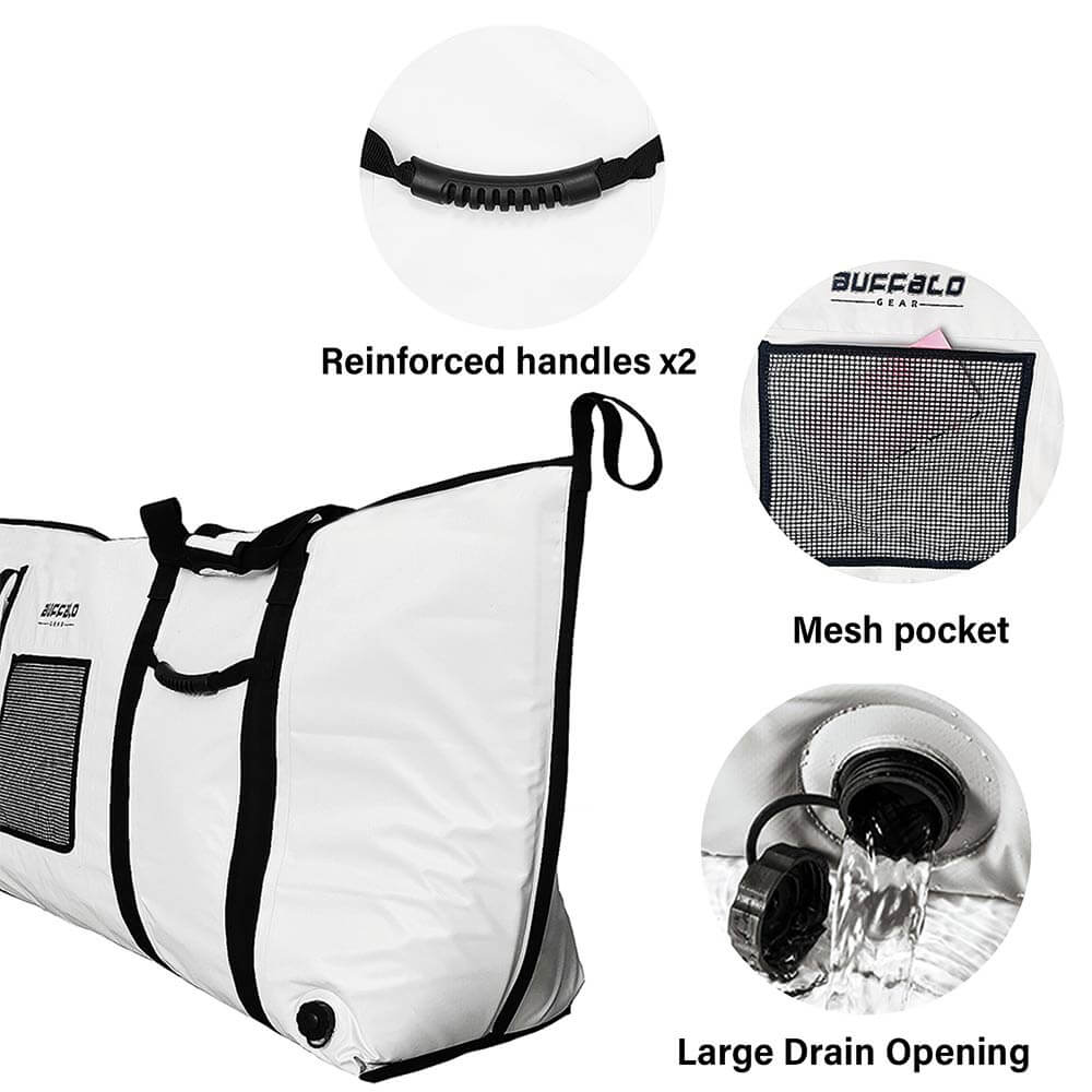 72x30’’ Fish Cooler Bag With YKK Zipper & Flat Bottom