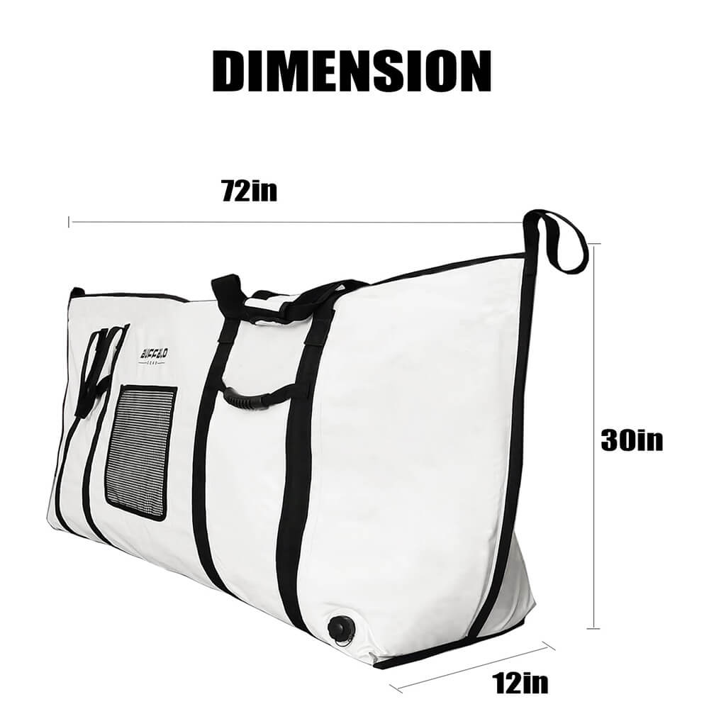 72x30’’ Fish Cooler Bag With YKK Zipper & Flat Bottom