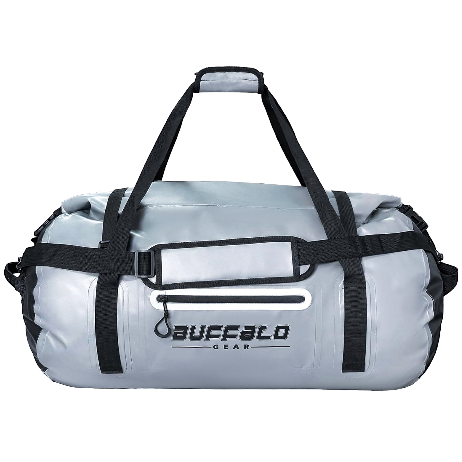 85QT Roll Top Waterproof Duffel Bag | Color: Orange Gray White Yellow Red Black | Cooler