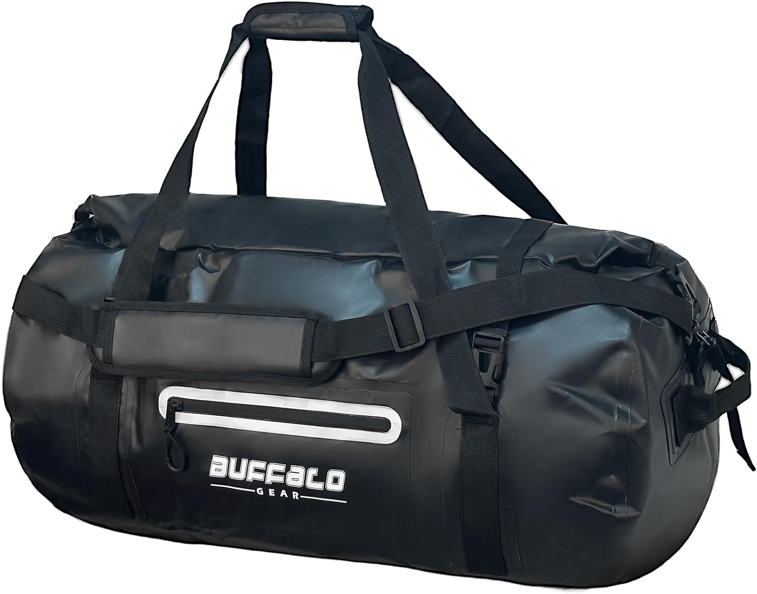 85QT Roll Top Waterproof Duffel Bag | Color: Orange Gray White Yellow Red Black | Cooler