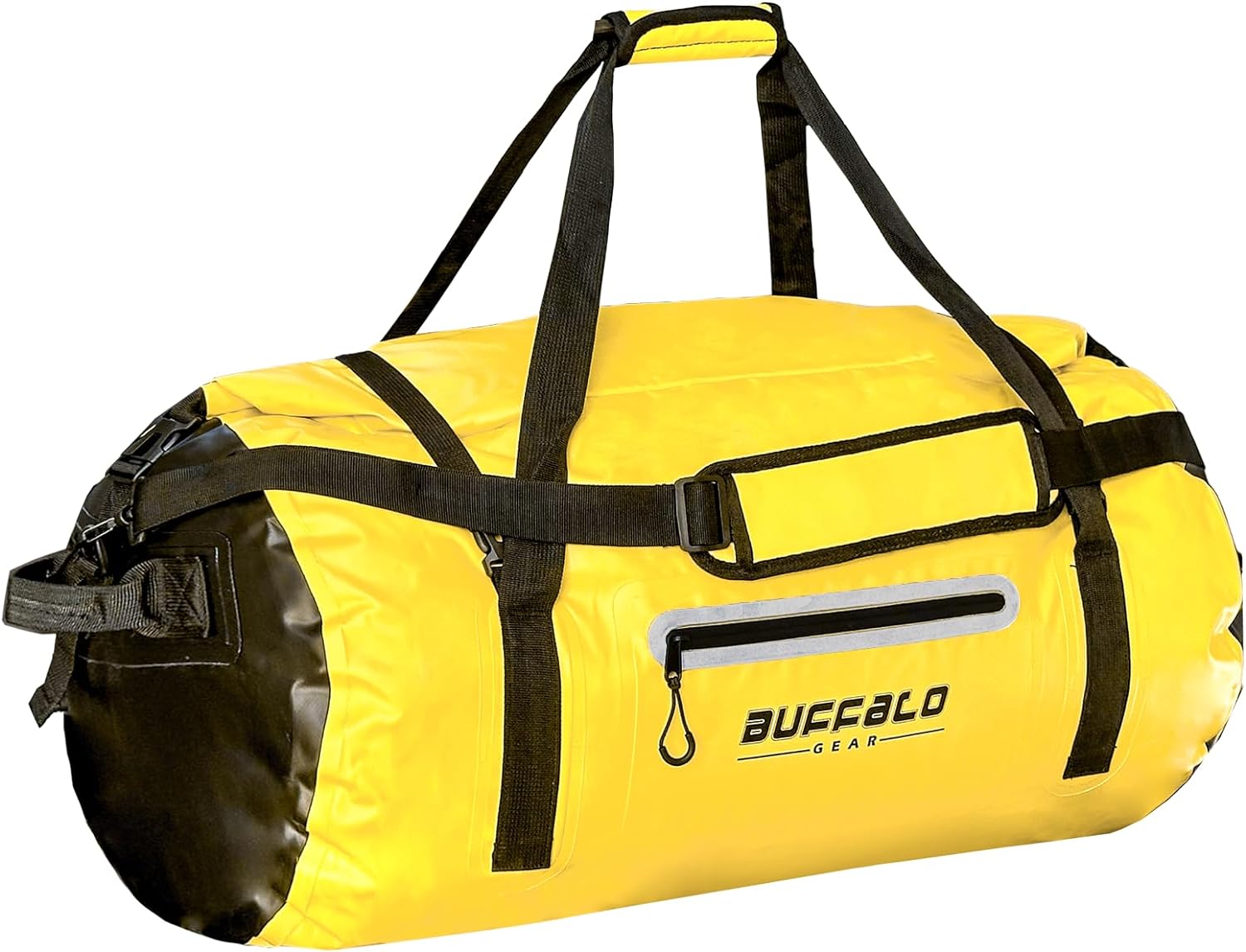85QT Roll Top Waterproof Duffel Bag | Color: Orange Gray White Yellow Red Black | Cooler