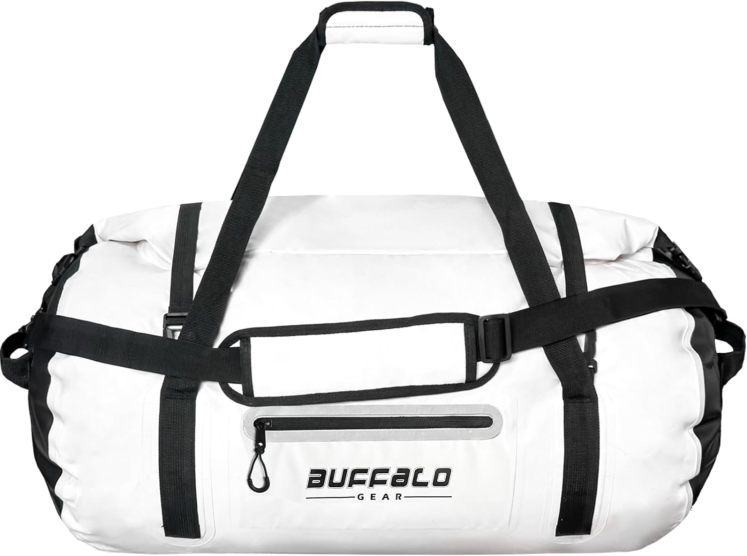 85QT Roll Top Waterproof Duffel Bag | Color: Orange Gray White Yellow Red Black | Cooler