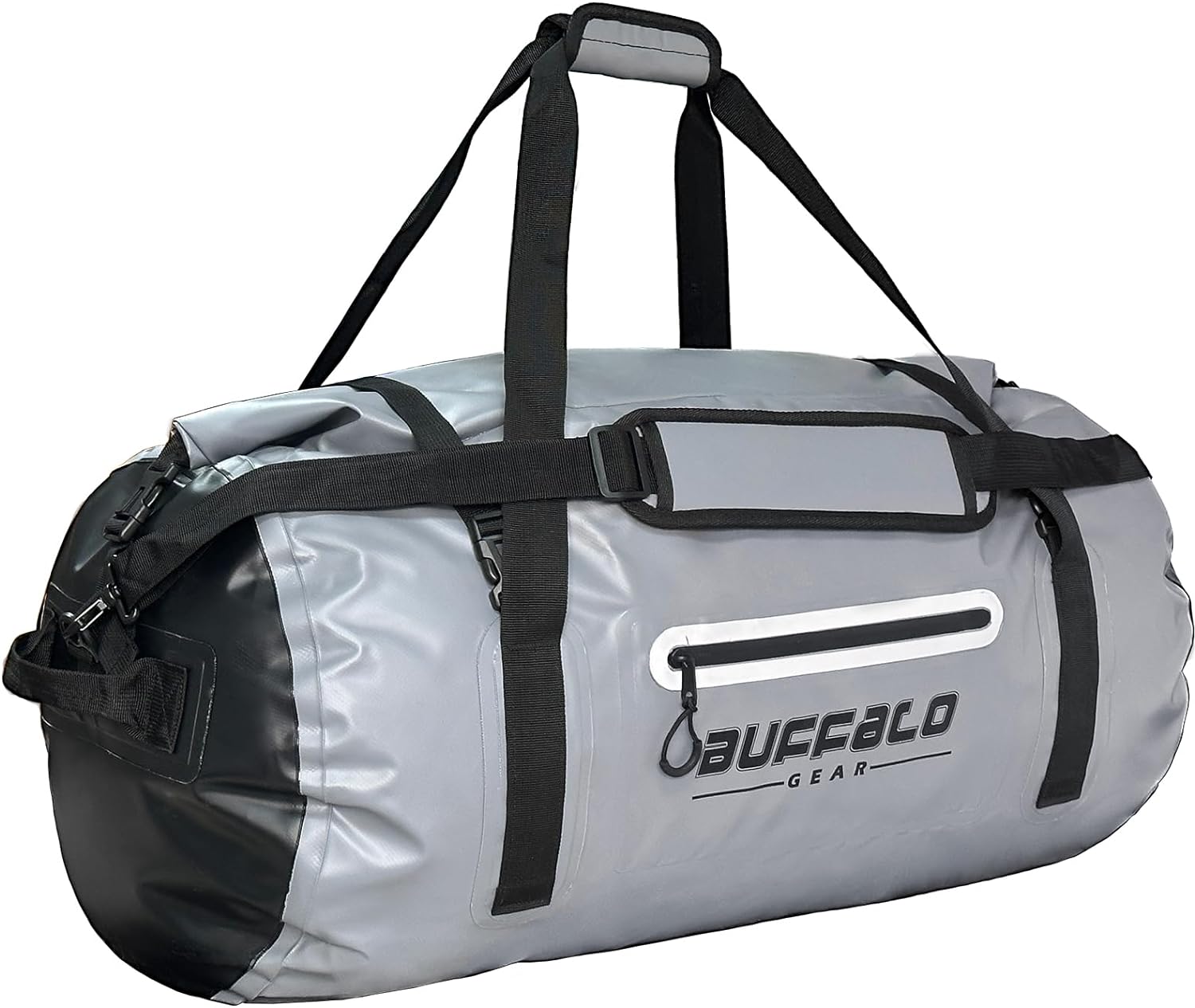 85QT Roll Top Waterproof Duffel Bag | Color: Orange Gray White Yellow Red Black | Cooler