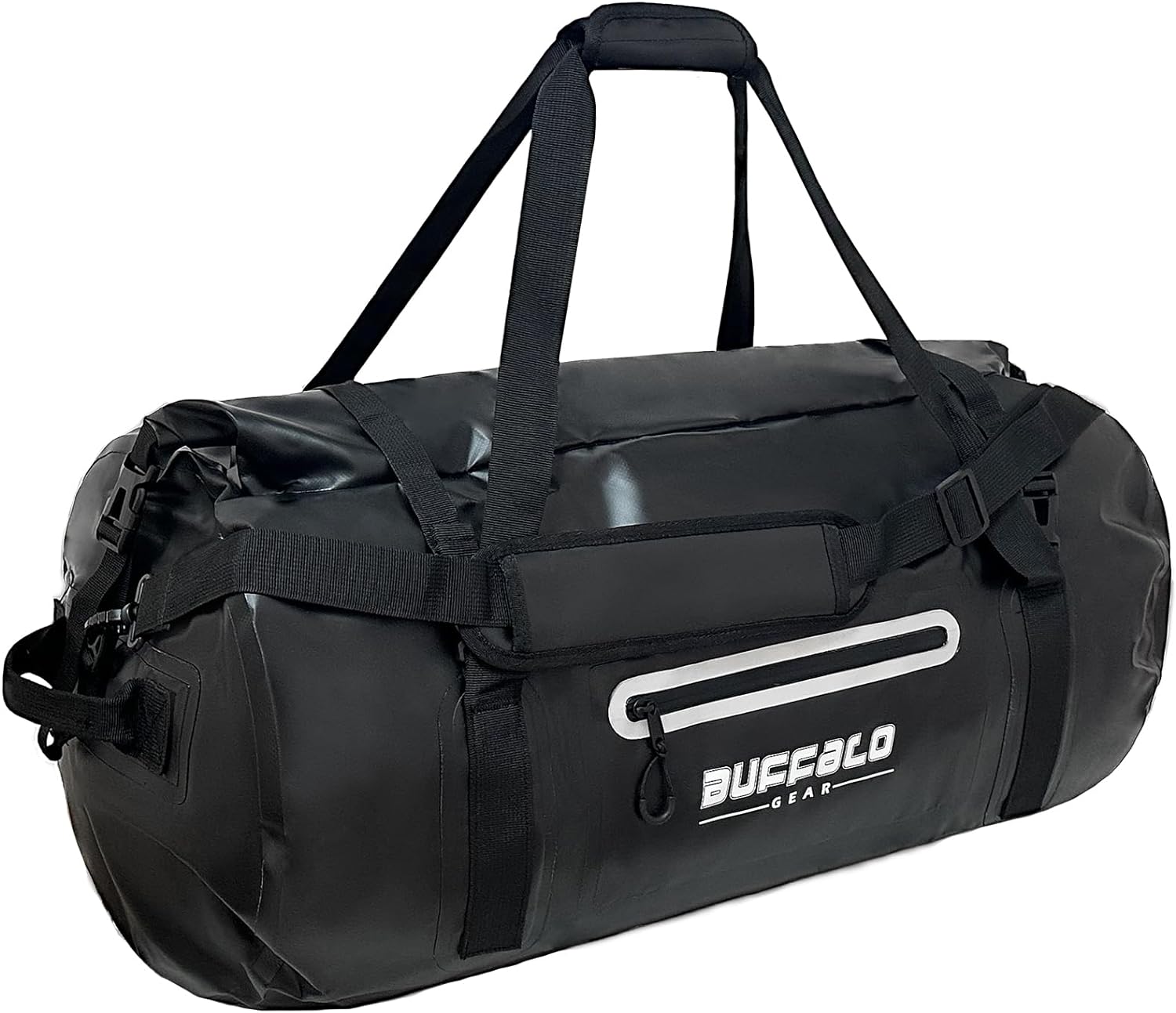 85QT Roll Top Waterproof Duffel Bag | Color: Orange Gray White Yellow Red Black | Cooler