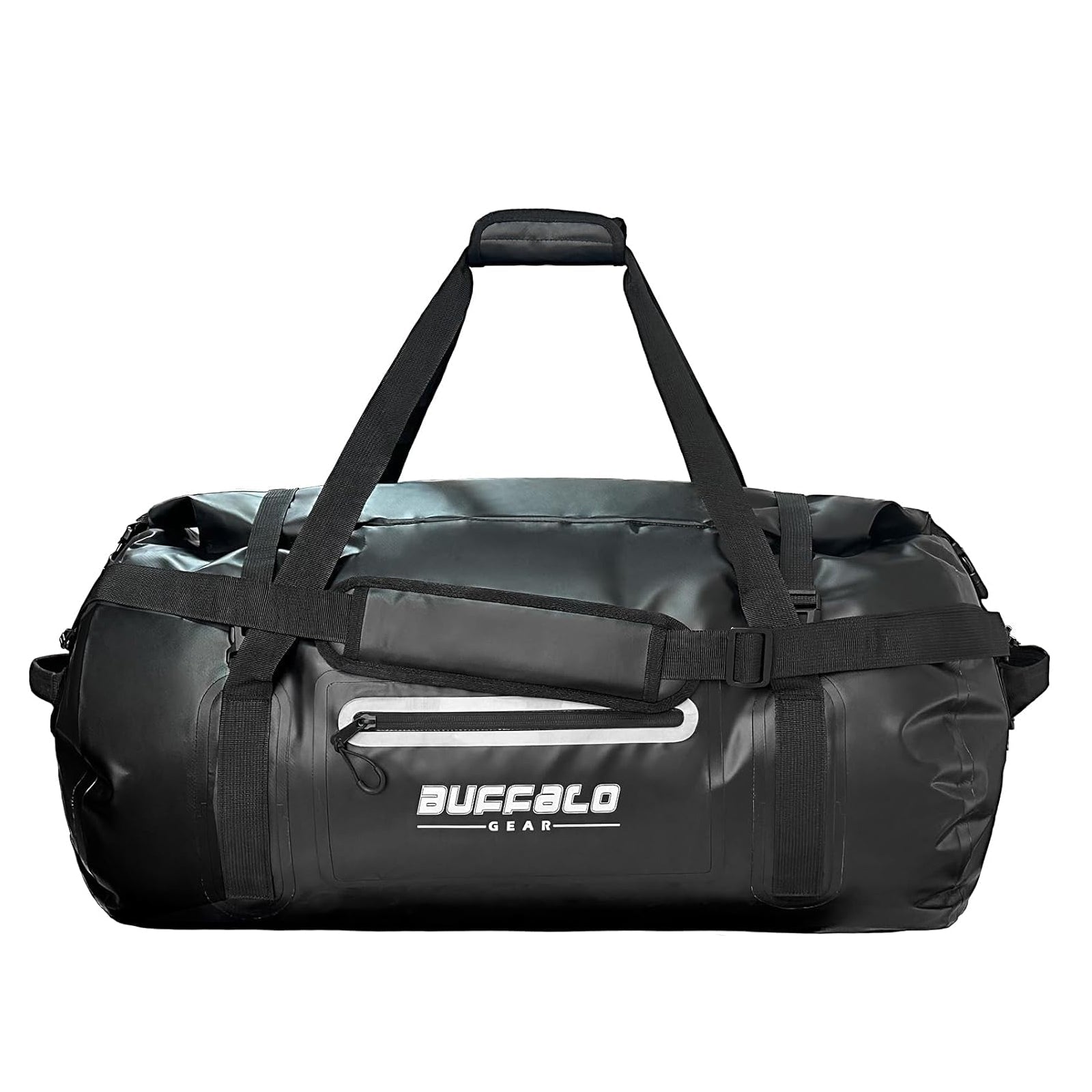 85QT Roll Top Waterproof Duffel Bag | Color: Orange Gray White Yellow Red Black | Cooler