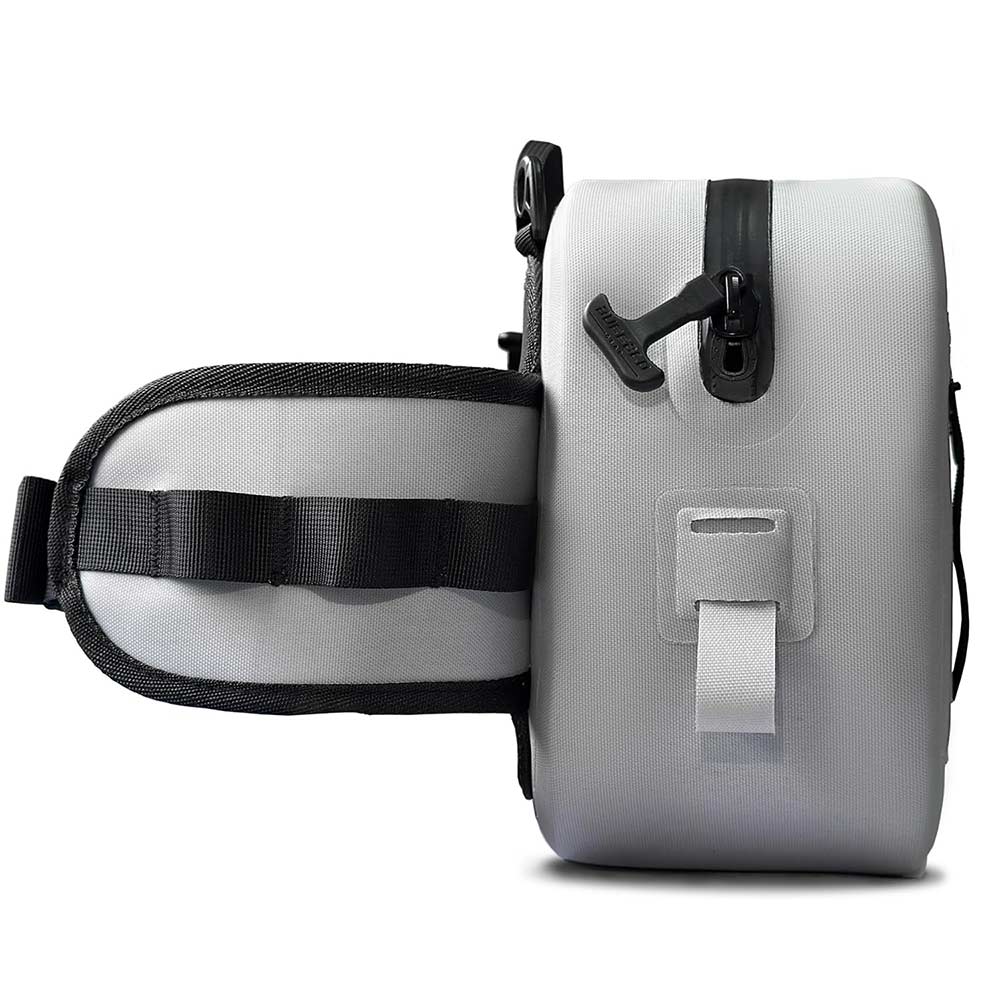 9.4QT Waterproof Fishing Fanny Pack | Color: Gray Army Green | Tackle Storage Bags & Wraps