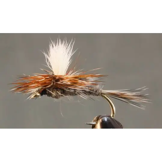 Adams Dry Fly | Style: Classic Calf Parachute Poly | Size: 8 10 12 14 16 18 20 22 6 - 3 Pack - Artificial Fishing Flies