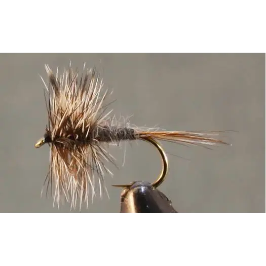 Adams Dry Fly | Style: Classic Calf Parachute Poly | Size: 8 10 12 14 16 18 20 22 6 - 3 Pack - Artificial Fishing Flies