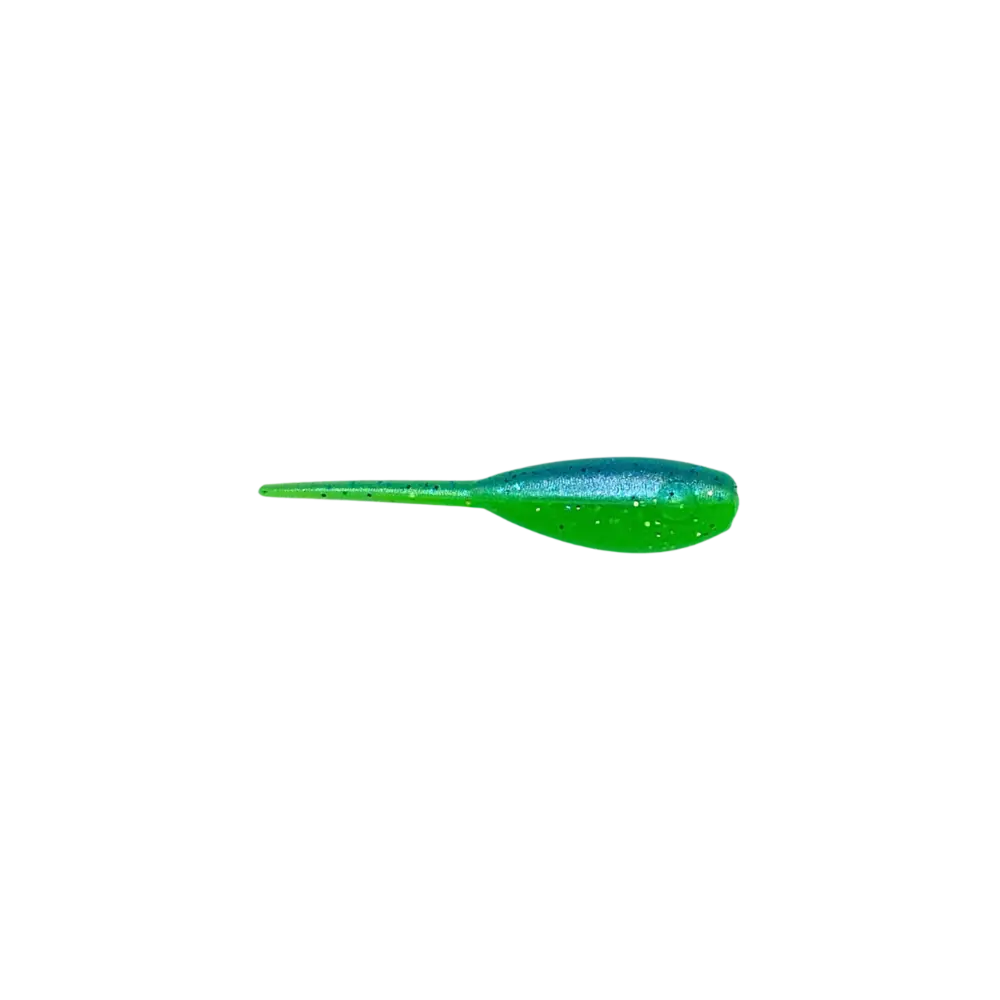 ATX Baby Shad – USA-Made Crappie Soft Plastic (19 Colors 3 Sizes) | Color: D2D Special Milk Baja Bug Blue Bluegrass