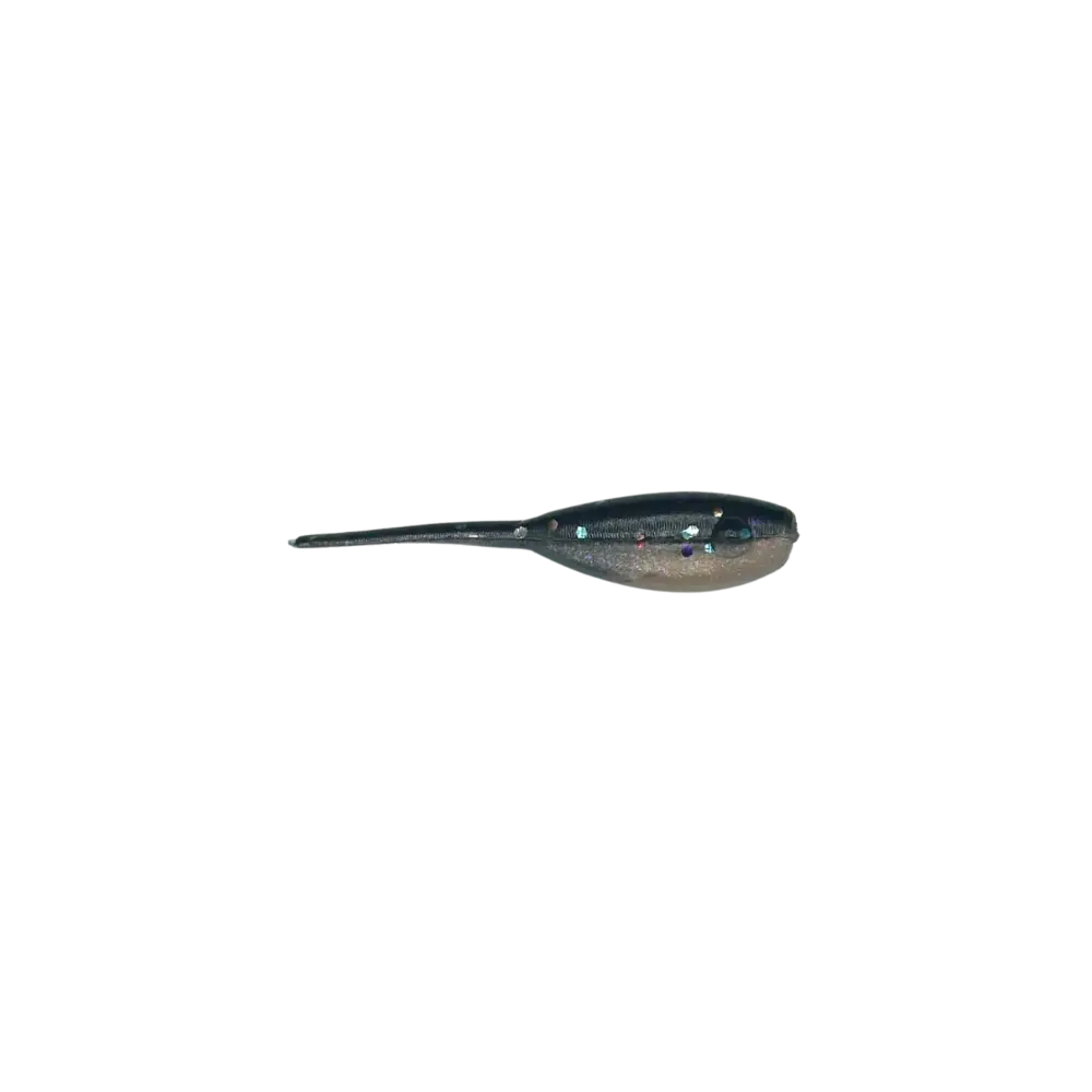 ATX Baby Shad – USA-Made Crappie Soft Plastic (19 Colors 3 Sizes) | Color: D2D Special Milk Baja Bug Blue Bluegrass