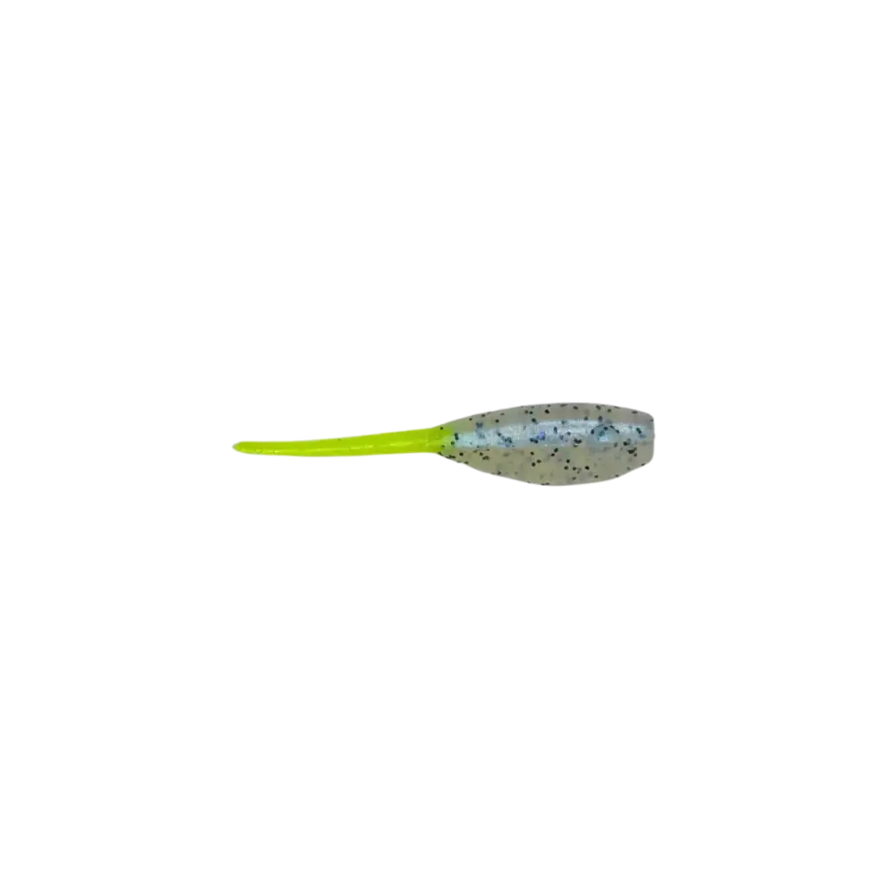 ATX Baby Shad – USA-Made Crappie Soft Plastic (19 Colors 3 Sizes) | Color: D2D Special Milk Baja Bug Blue Bluegrass
