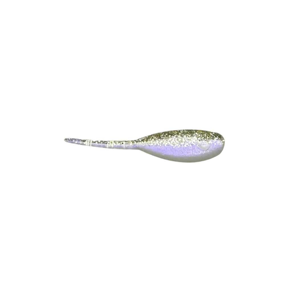 ATX Baby Shad – USA-Made Crappie Soft Plastic (19 Colors 3 Sizes) | Color: D2D Special Milk Baja Bug Blue Bluegrass