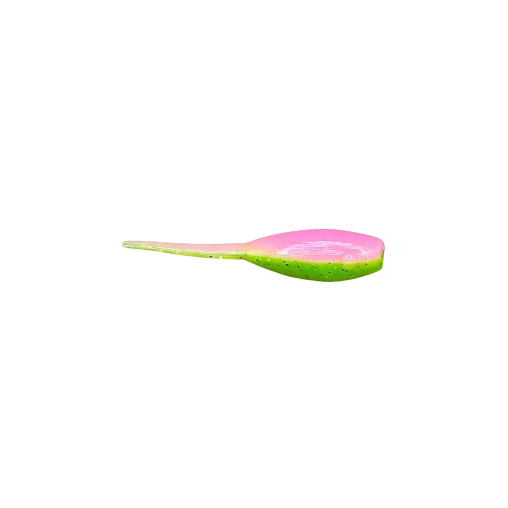 ATX Baby Shad – USA-Made Crappie Soft Plastic (19 Colors 3 Sizes) | Color: D2D Special Milk Baja Bug Blue Bluegrass
