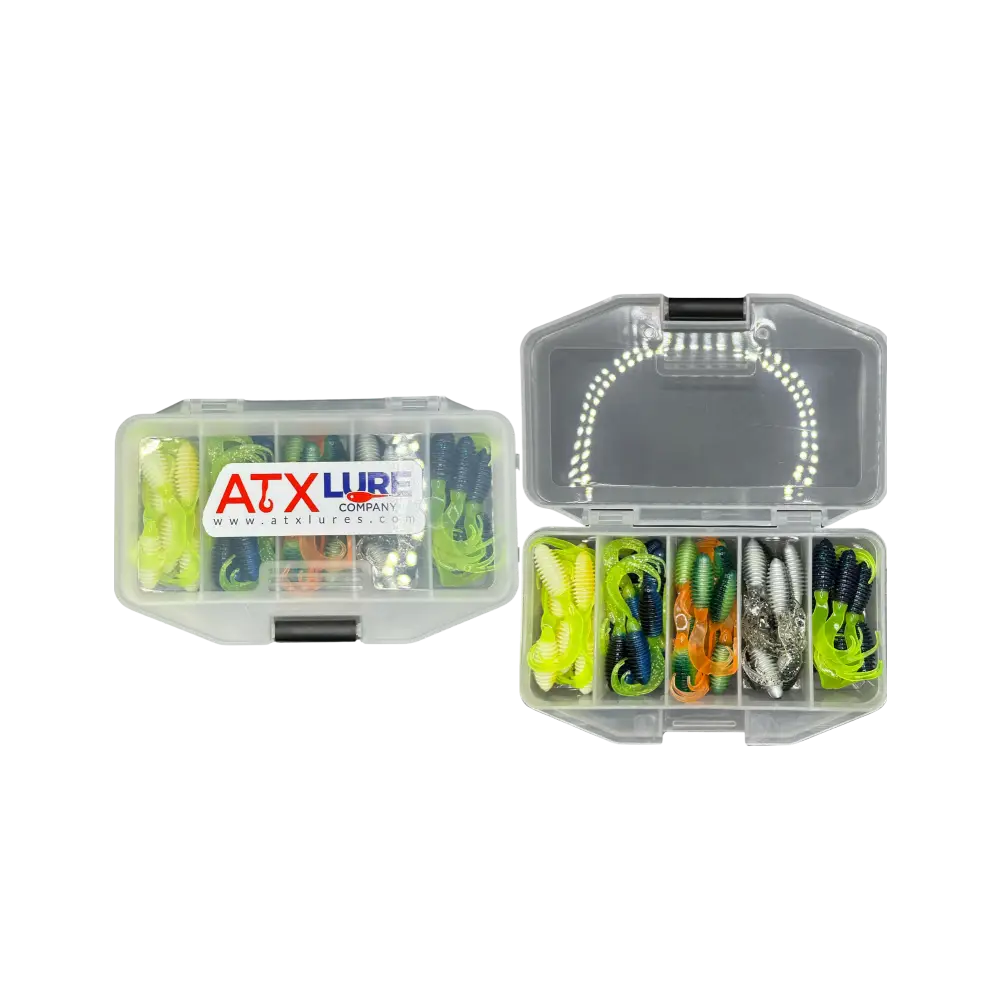 ATX Soft Series Mini Kit – Crappie Jig (2’’ Curl Tail or 1.75’’ Torpedo) | Style: 2’’ 1.75’ Torpedo | Jigheads: Jan-32
