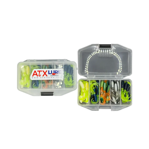 ATX Soft Series Mini Kit – Crappie Jig (2’’ Curl Tail or 1.75’’ Torpedo) | Style: 2’’ 1.75’ Torpedo | Jigheads: Jan-32