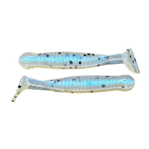 ATX Torpedo – 1.5’’ Paddle Tail Soft Plastic Crappie Bait (14 Pack) | Color: June Bug/Chartreuse Avocado Gold
