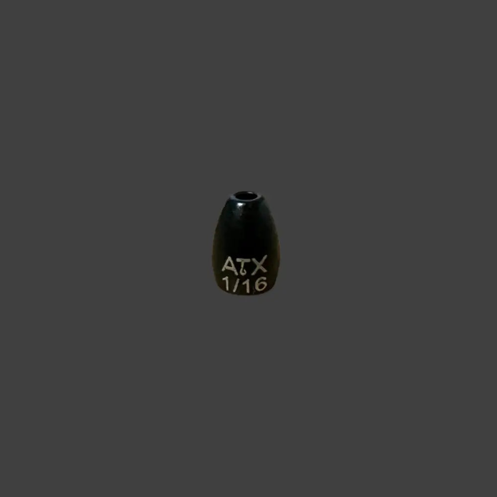 ATX Tungsten Barrel Weights – Includes Bobber Stops (1/16–3/4 oz) | Size: 1/16 oz Flipping Weight 1/8 3/16 1/4 3/8 1/2