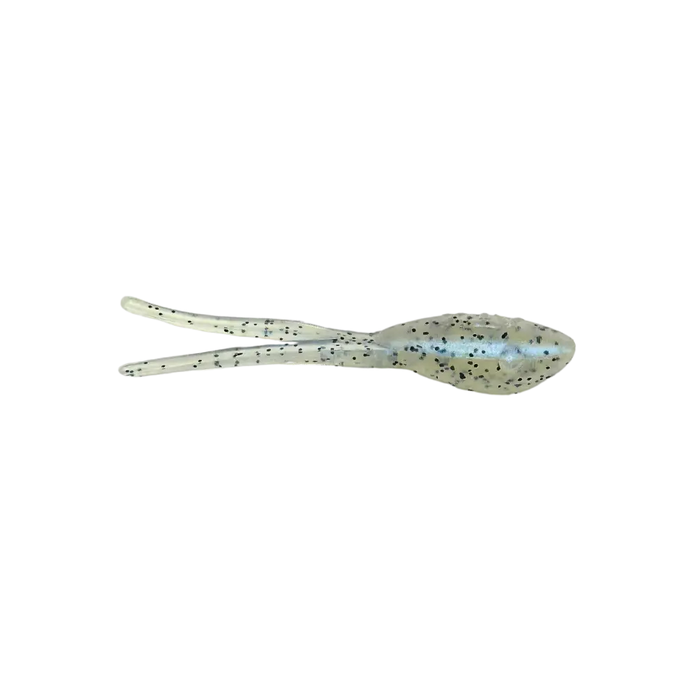 ATX Wicked Shad – USA-Made Crappie Soft Plastic (20 Colors 3 Sizes 14 Pack) | Color: Milk/Green Tail Milk Baja Bug Blue
