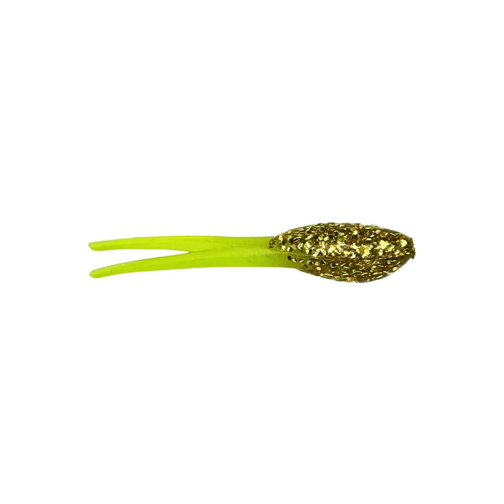 ATX Wicked Shad – USA-Made Crappie Soft Plastic (20 Colors 3 Sizes 14 Pack) | Color: Milk/Green Tail Milk Baja Bug Blue